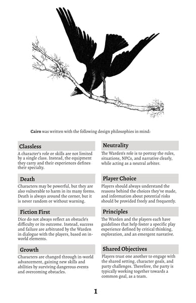 Cairn RPG Yochai Gal