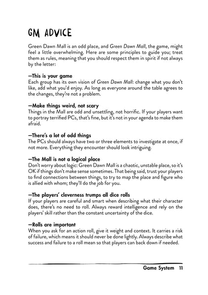 Green Dawn Mall RPG Côme Martin