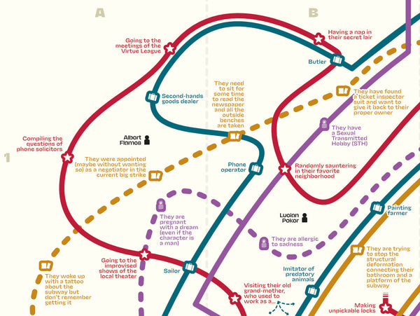 Meanwhile, in the subway RPG Côme Martin