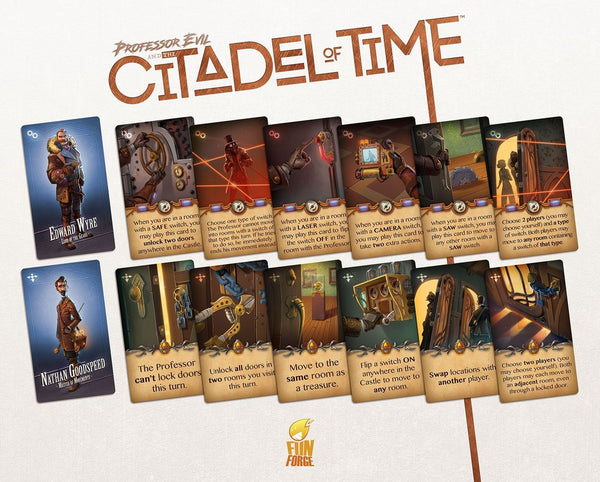 Professor Evil and The Citadel of Time Board Game Funforge