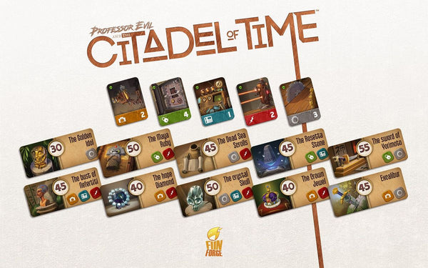 Professor Evil and The Citadel of Time Board Game Funforge