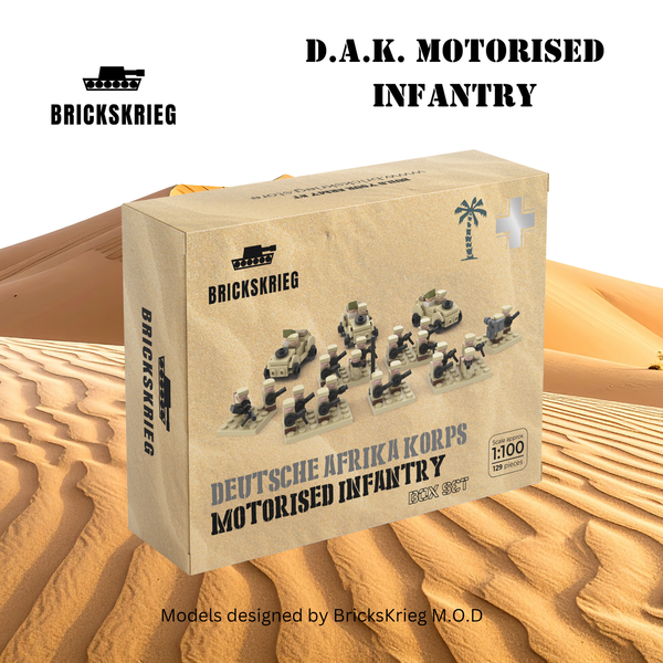 Brickskrieg: D.A.K. Motorised Infantry Box Set