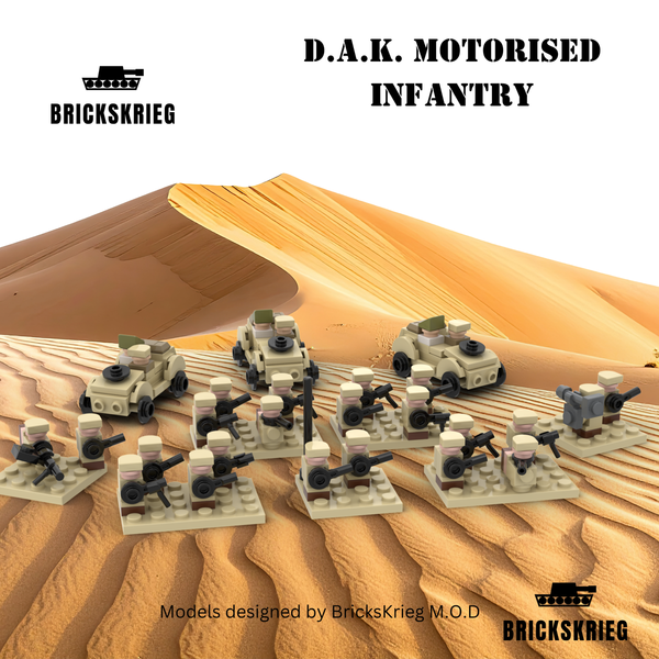 Brickskrieg: D.A.K. Motorised Infantry Box Set