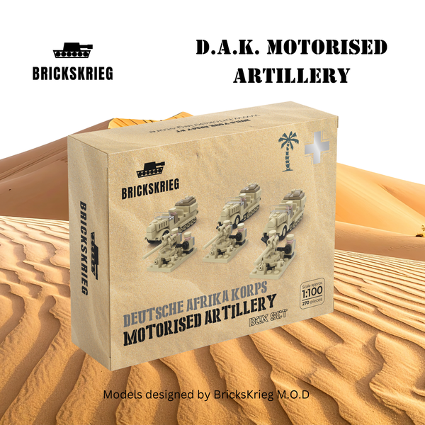 Brickskrieg: D.A.K. German Motorised Artillery