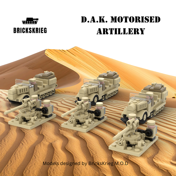 Brickskrieg: D.A.K. German Motorised Artillery
