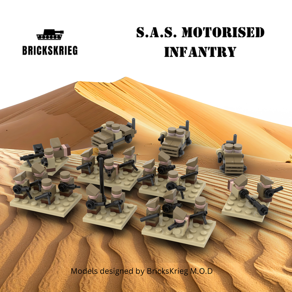 Brickskrieg: British S.A.S. Motorised Infantry