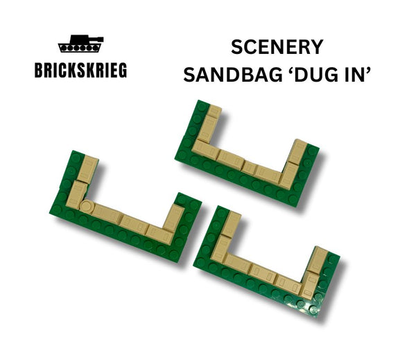 Brickskrieg: Scenery - Sandbags to ‘Dig In’