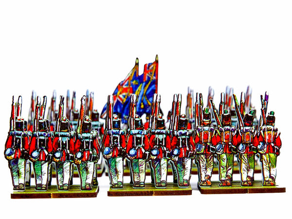 Napoleonic Age - PD › British Infantry Centre Companies, white facing