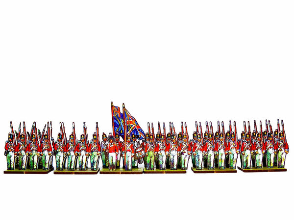 Napoleonic Age - PD › British Infantry Centre Companies, white facing