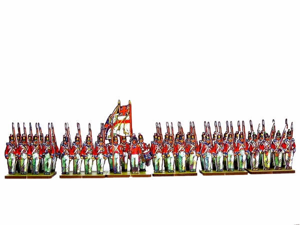 Napoleonic Age - PD › British Infantry Centre Companies, Guards and Royal Regiments - blue facings. King's German Legion