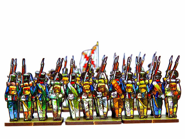 Napoleonic Age - PD › Spanish Infantry - blue coats