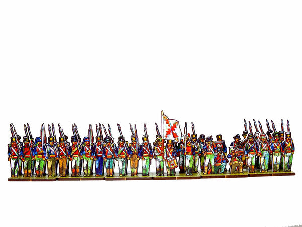 Napoleonic Age - PD › Spanish Infantry - blue coats