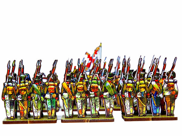 Napoleonic Age - PD › Spanish Line Infantry - brown coats