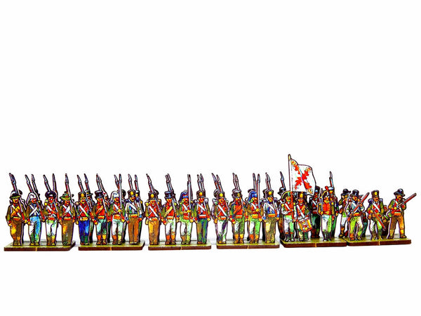 Napoleonic Age - PD › Spanish Line Infantry - brown coats