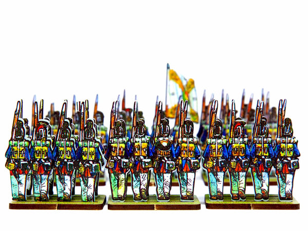 Confederation of the Rhine › Baden Centre Companies, 4th Regiment