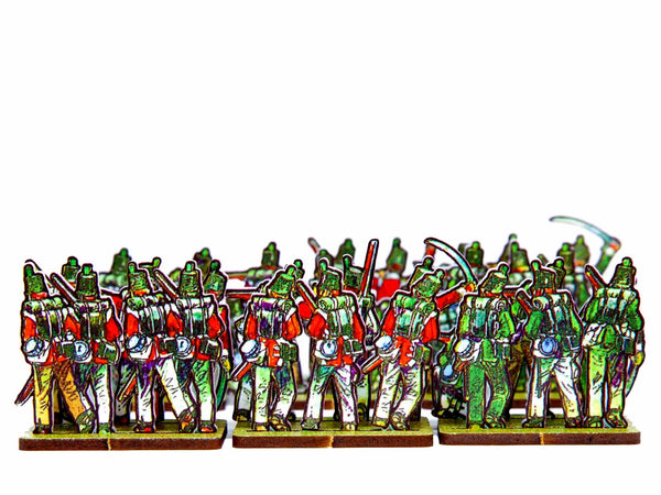 Napoleonic Age - PD › British Light Infantry in skirmish order