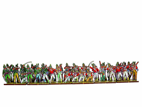 Napoleonic Age - PD › British Light Infantry in skirmish order