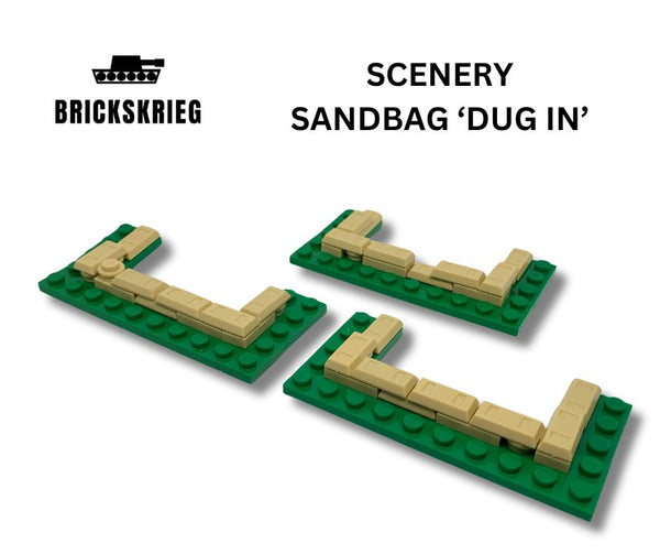 Brickskrieg: Scenery - Sandbags to ‘Dig In’