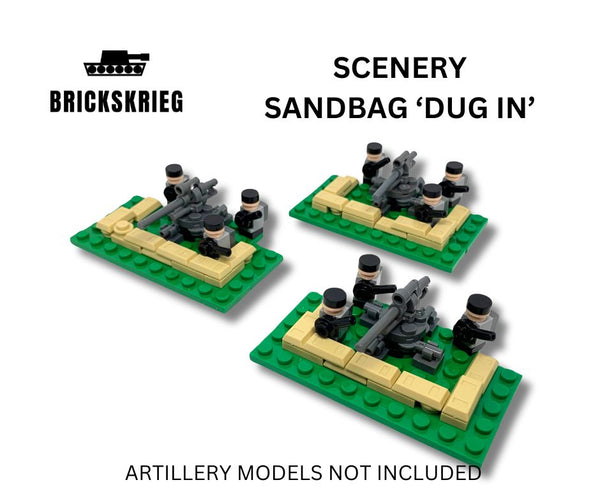 Brickskrieg: Scenery - Sandbags to ‘Dig In’