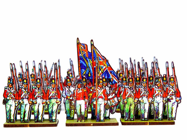 Napoleonic Age - PD › British Infantry Centre Companies, white facing