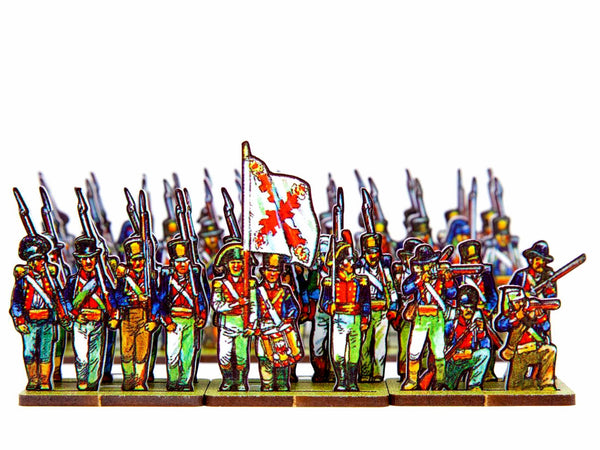 Napoleonic Age - PD › Spanish Infantry - blue coats
