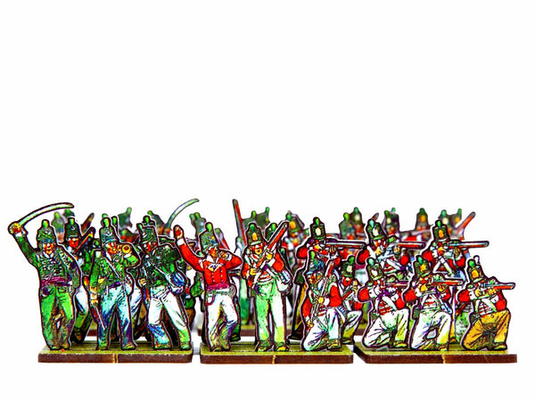 Napoleonic Age - PD › British Light Infantry in skirmish order