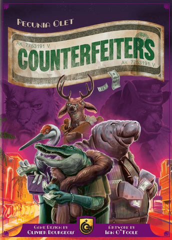 Counterfeiters Board Game Quined Games 